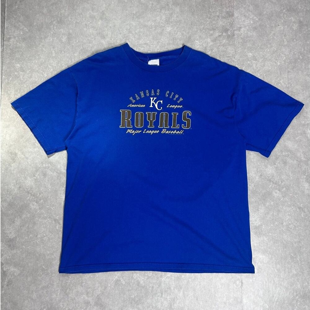 90s Vintage Kansas City Royals CSA Blue T Shirt -XL